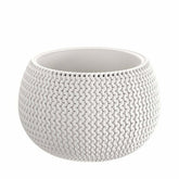 Prosperplast Spolfy Bowl Planter 29x29x19.5cm - White
